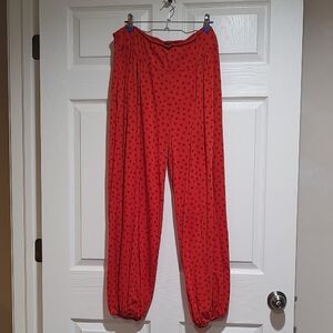 Gudrun Sjoden Red Polka Dot Pants